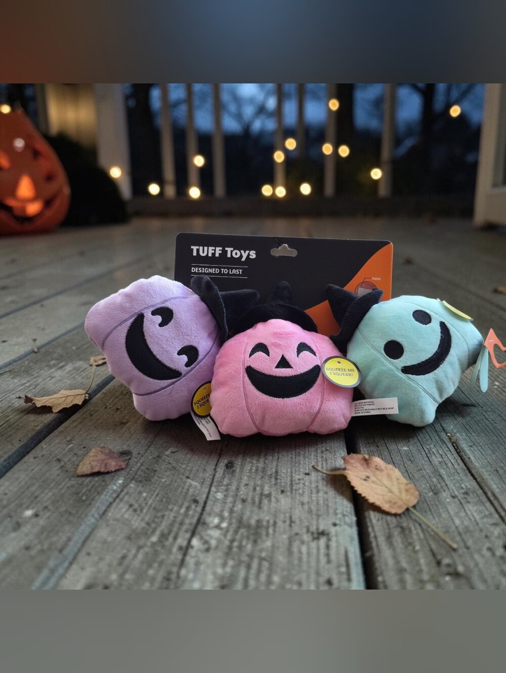 Tuff Toys Plush Halloween Pumpkin Trio
